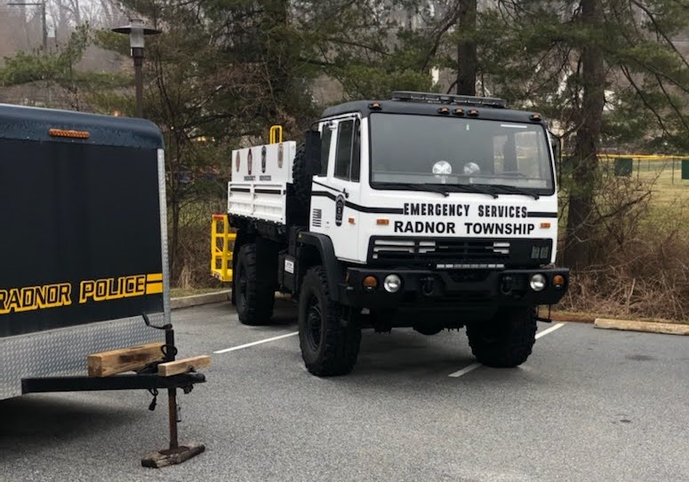 Radnor's New Water Rescue Vehicle